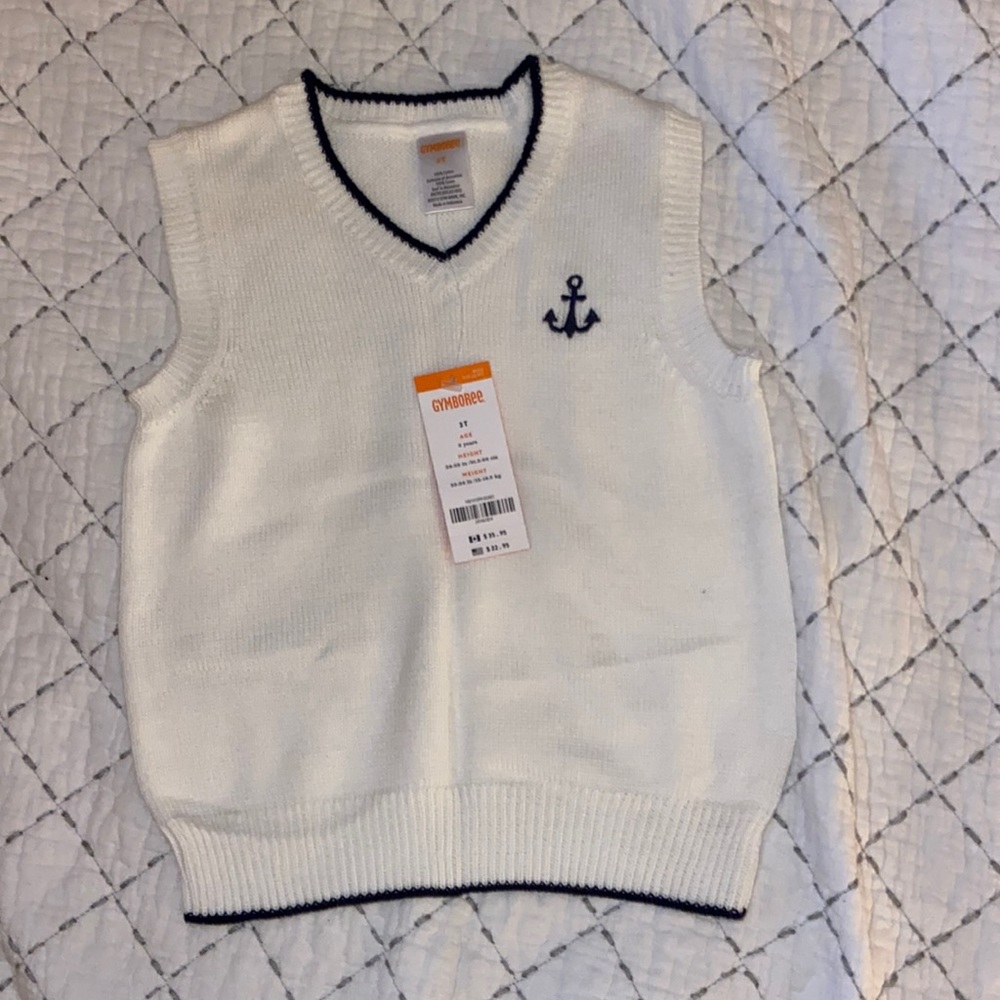Gymboree 3T vest, NWT